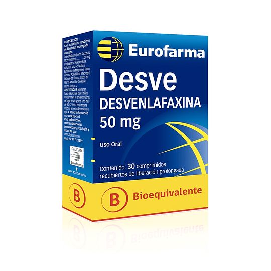 Desve 50 mg 30 comprimidos "Ley Cenabast" EUROFARMA
